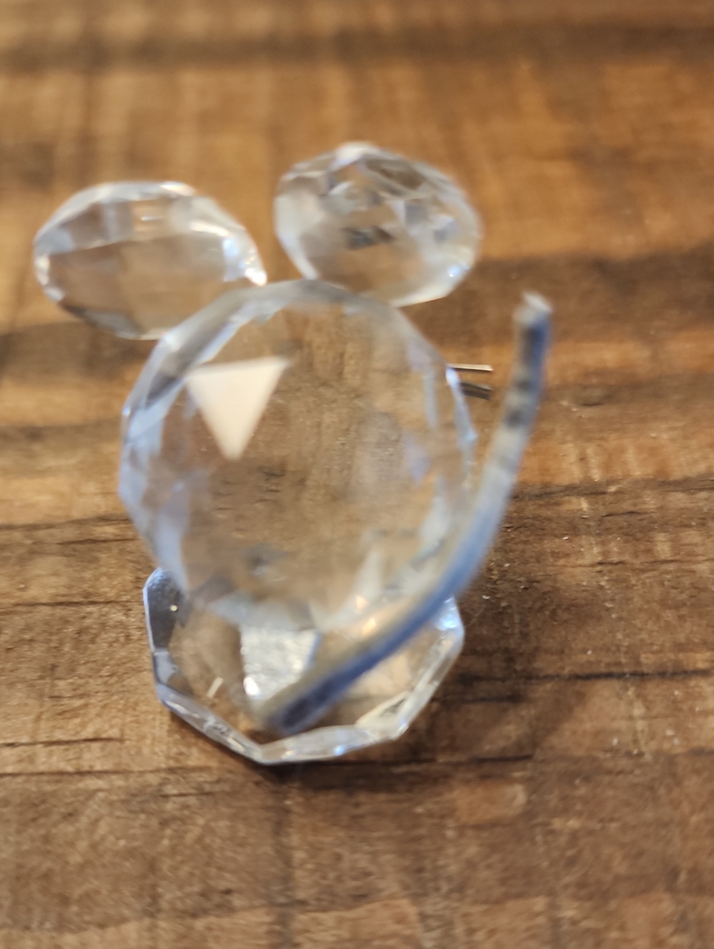 Swarovski Crystal Mouse Figurine Clear Vintage Miniature Collectible - Picture 2 of 4